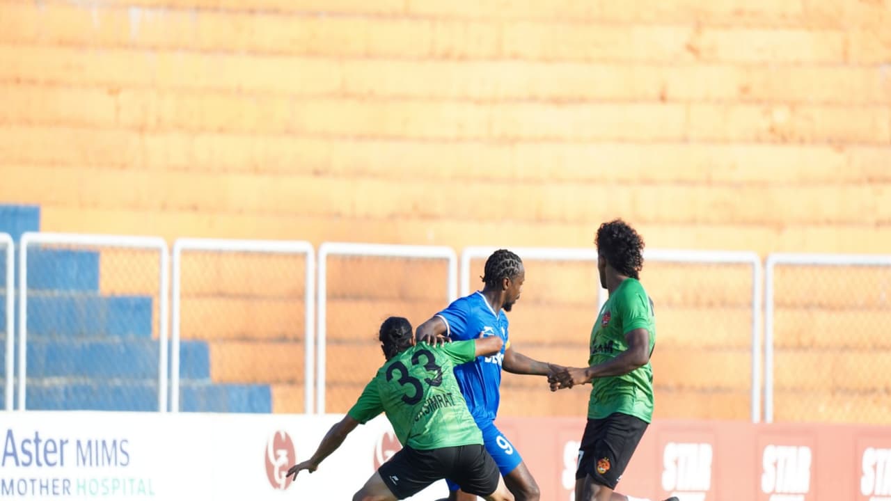 Gokulam Kerala FC and Dempo SC players in action (Photo: IFL) Gokulam Kerala FC and Dempo SC players in action (Photo: IFL)