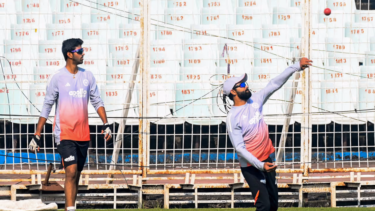 Ravindra Jadeja and Washington Sundar. (Photo/ANI) 