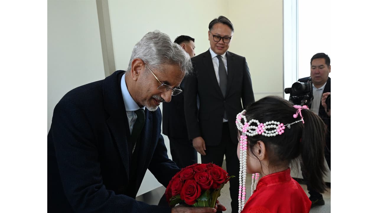 EAM Jaishankar arrives in Mongolia to advance special partnership (Photo/X/@DrSJaishankar) EAM Jaishankar arrives in Mongolia to advance special partnership (Photo/X/@DrSJaishankar)