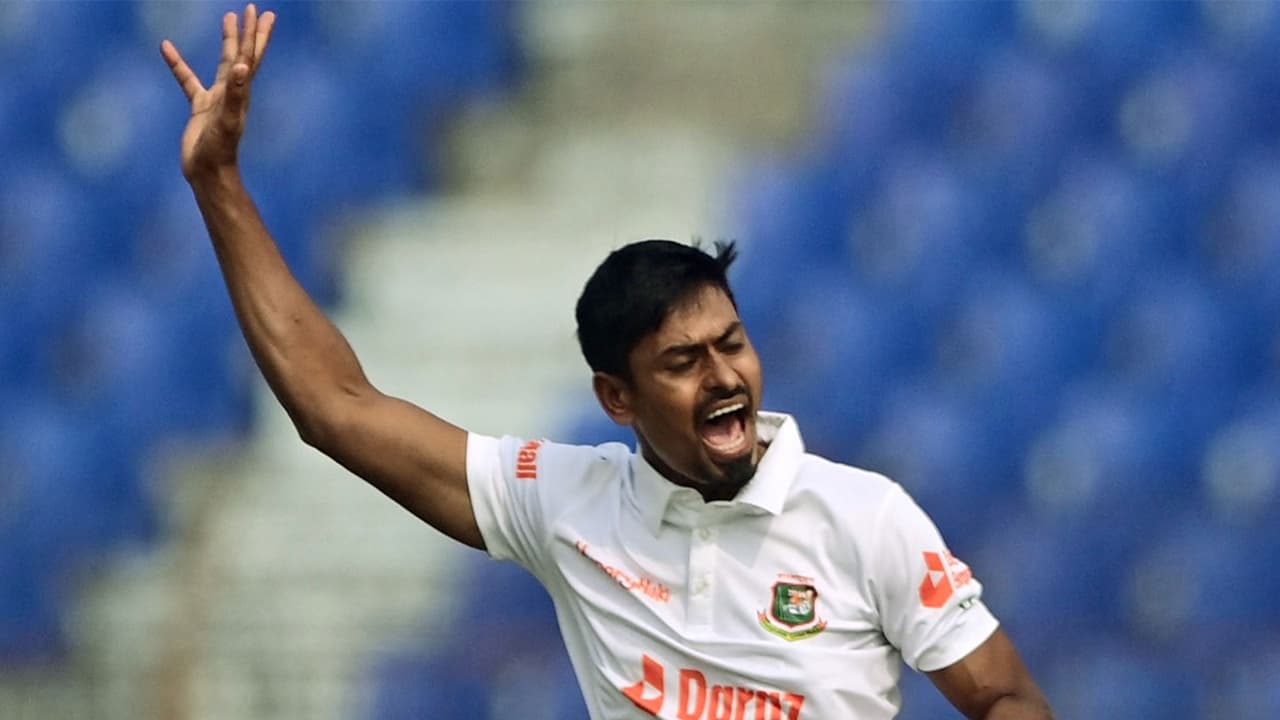 Bangladesh's Taijul Islam (Photo: ANI) Bangladesh's Taijul Islam (Photo: ANI)