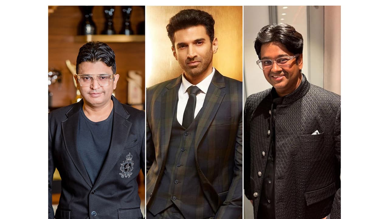 Bhushan Kumar, Aditya Roy Kapur, Milap Milan Zaveri (Photo/Instagram@tseriesfilms) Bhushan Kumar, Aditya Roy Kapur, Milap Milan Zaveri (Photo/Instagram@tseriesfilms)