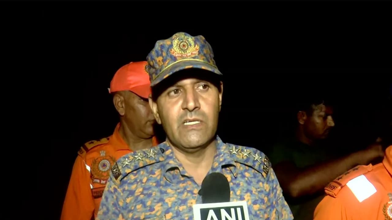 NDRF assistant commandant Anil Kumar (Photo/ANI) NDRF assistant commandant Anil Kumar (Photo/ANI)