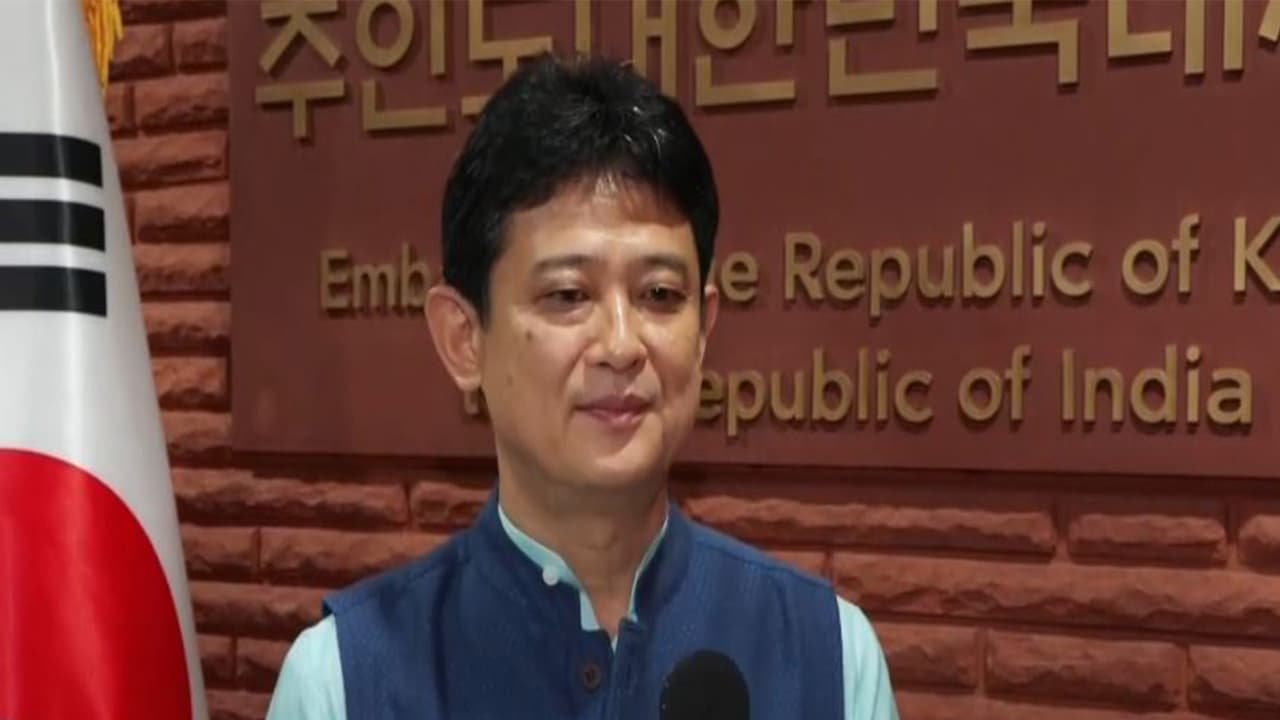 DCM of Korean Embassy, Sang Woo Lim. (Photo: ANI) DCM of Korean Embassy, Sang Woo Lim. (Photo: ANI)