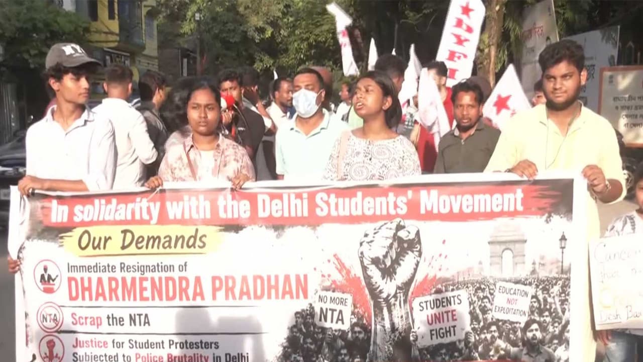 DYFI rally in Siliguri (Photo/ANI) DYFI rally in Siliguri (Photo/ANI)