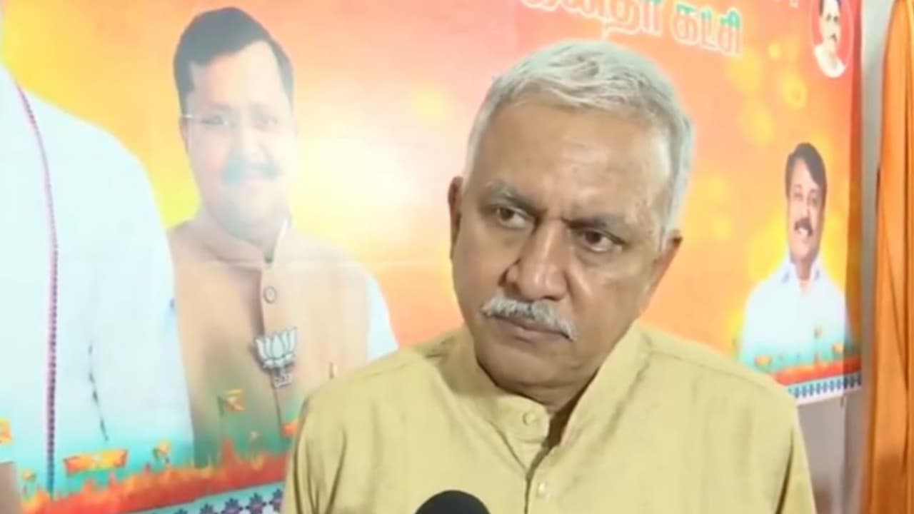 Tamil Nadu BJP chief spokesperson Narayanan Thirupathy (Photo/ANI) Tamil Nadu BJP chief spokesperson Narayanan Thirupathy (Photo/ANI)