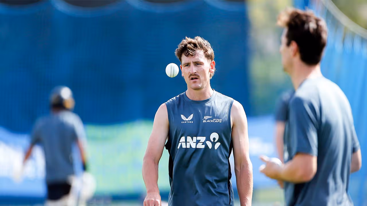 New Zealand's Nathan Smith. (Photo/ANI) New Zealand's Nathan Smith. (Photo/ANI)