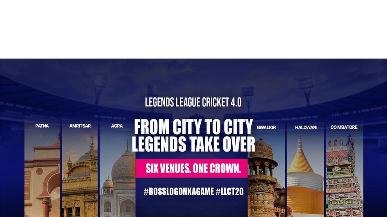 Legends League Cricket announces six city tour for season 4. (Photo/LLC) Legends League Cricket announces six city tour for season 4. (Photo/LLC)