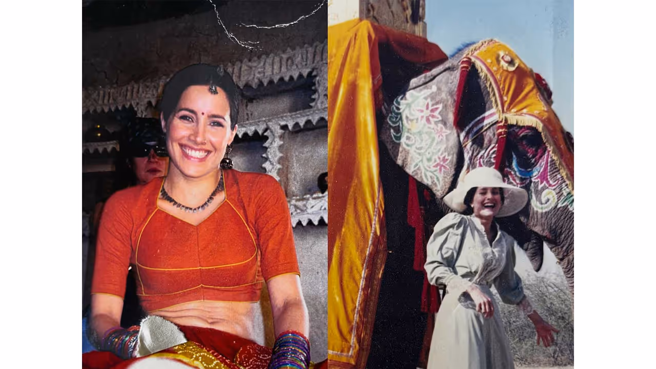 Rachel Shelley shares 'Lagaan' BTS (Photo/Instagram@reallyrachelshelley) Rachel Shelley shares 'Lagaan' BTS (Photo/Instagram@reallyrachelshelley)