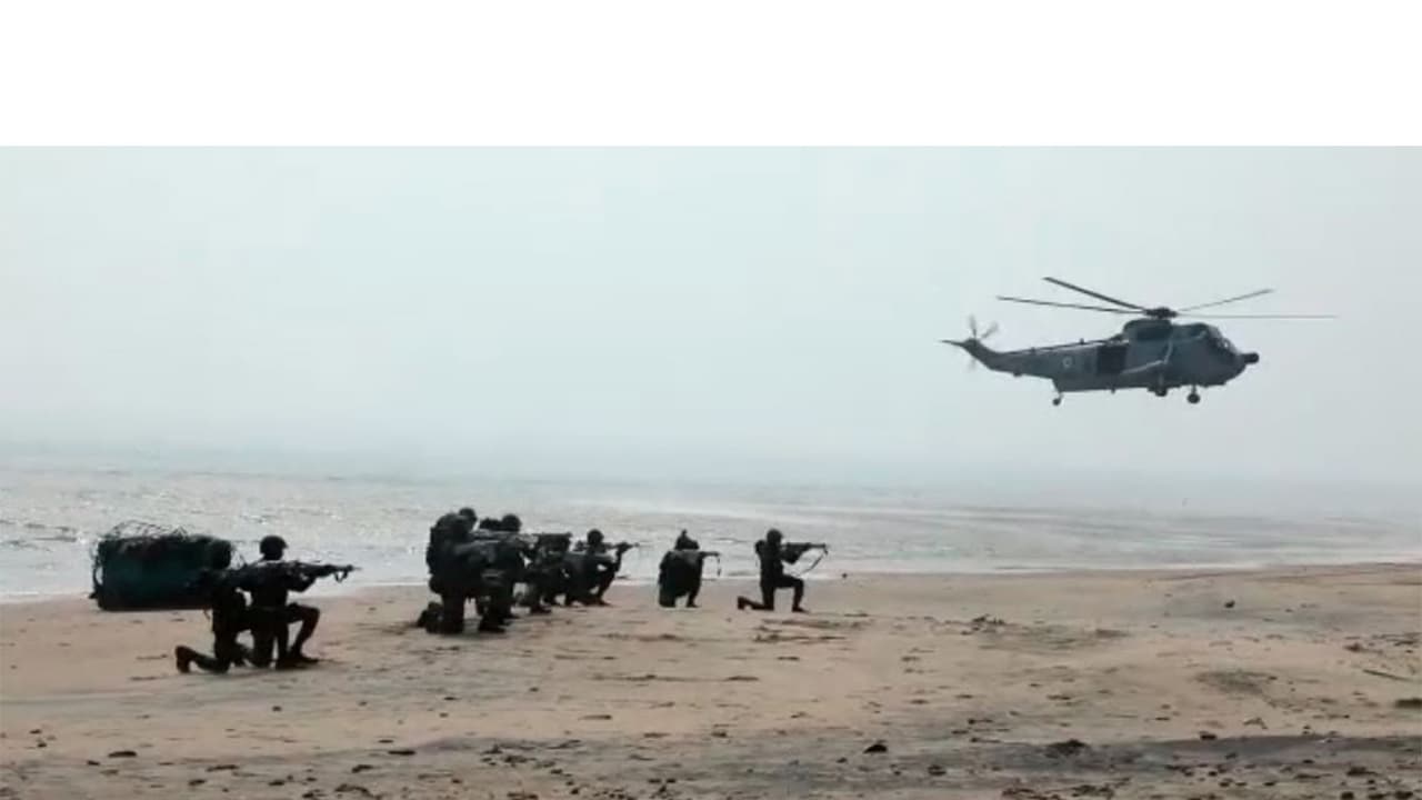 Visuals from an earlier edition of biennial Tri Services Amphibious Exercise Amphex (Photo/IndianArmy)