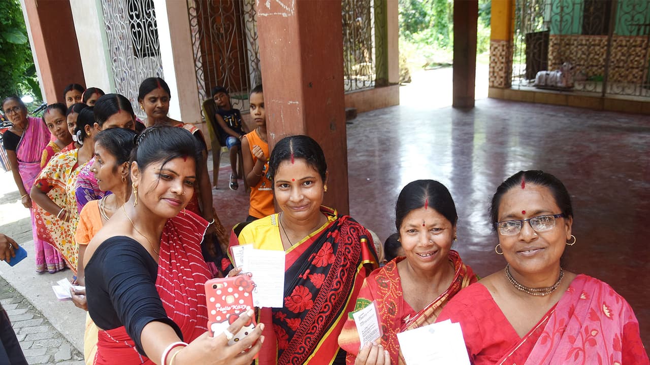 Visual of a polling booth in West Bengal (File Photo/ANI) Visual of a polling booth in West Bengal (File Photo/ANI)