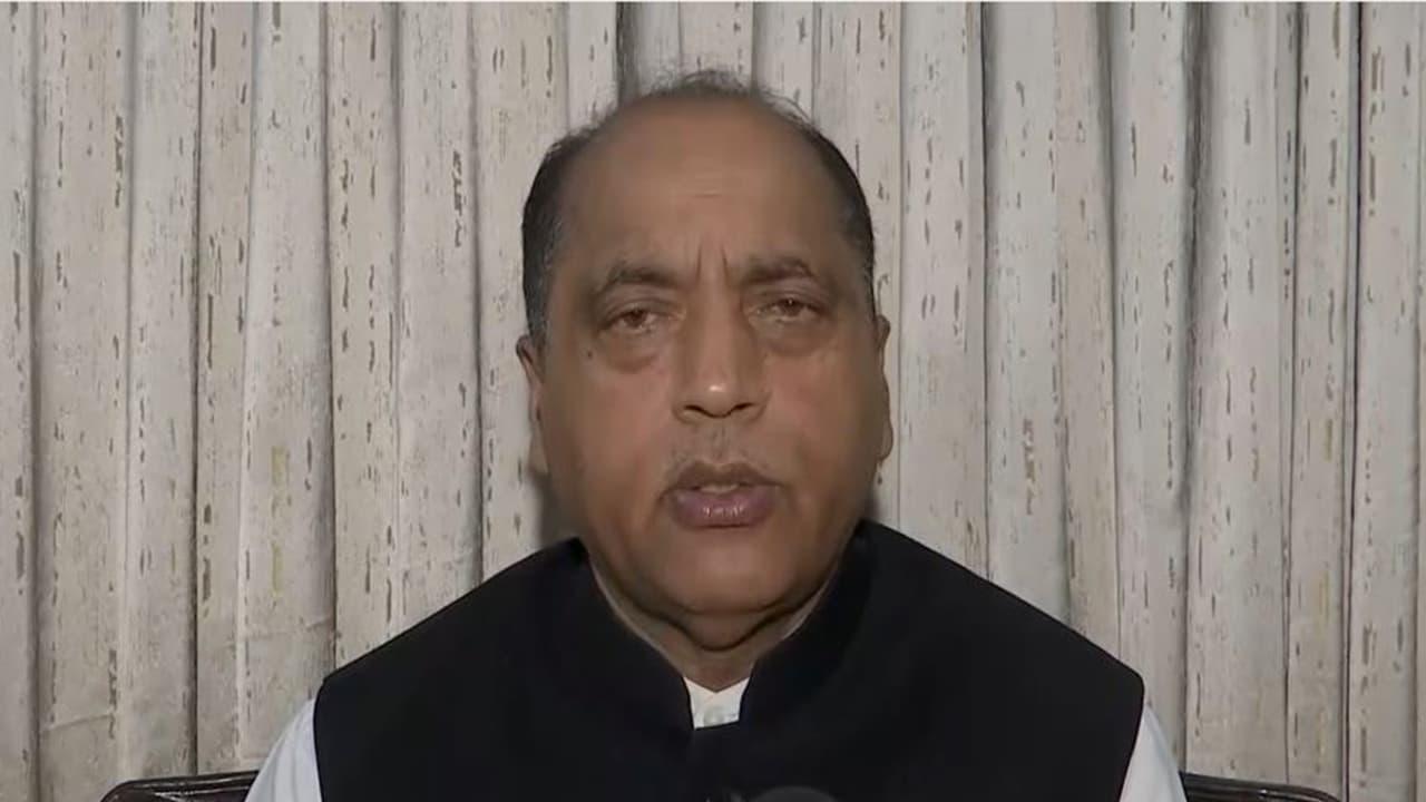 Himachal Pradesh Assembly Leader of Opposition and BJP leader Jairam Thakur (Photo/ANI) Himachal Pradesh Assembly Leader of Opposition and BJP leader Jairam Thakur (Photo/ANI)