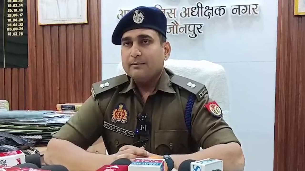 Jaunpur Superintendent of Police Ayush Kumar Srivastava (Photo/ANI) Jaunpur Superintendent of Police Ayush Kumar Srivastava (Photo/ANI)