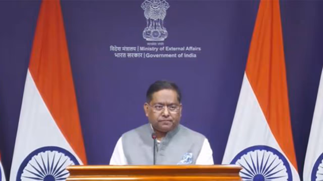 MEA Spokesperson Randhir Jaiswal (Photo/ Youtube @MEAIndia) MEA Spokesperson Randhir Jaiswal (Photo/ Youtube @MEAIndia)