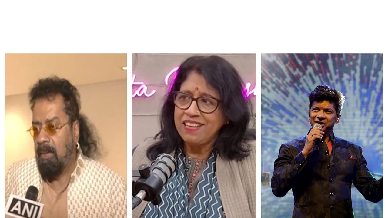 Singers Hariharan, Kavita Krishnamurti, Shaan (Image source: ANI) Singers Hariharan, Kavita Krishnamurti, Shaan (Image source: ANI)