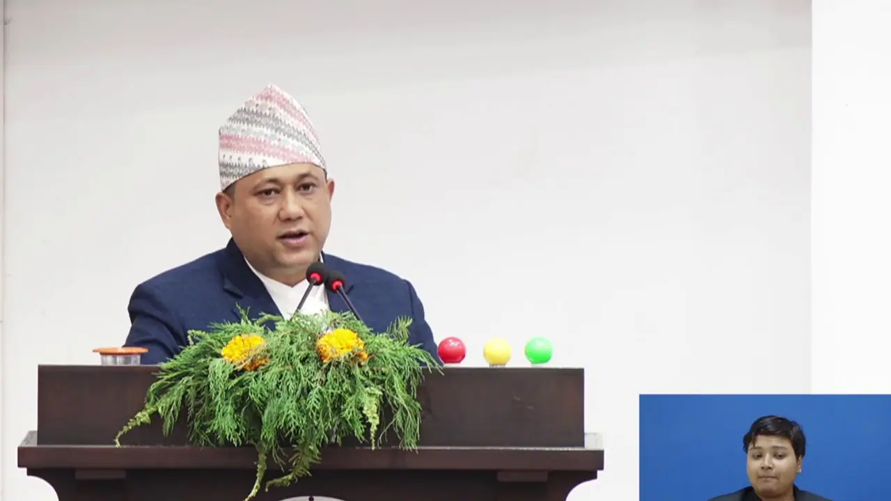 Nepal's Foreign Minister Shishir Khanal address the House of Representatives on June 10, 2026 (Photo/Nepal Parliament) Nepal's Foreign Minister Shishir Khanal address the House of Representatives on June 10, 2026 (Photo/Nepal Parliament)