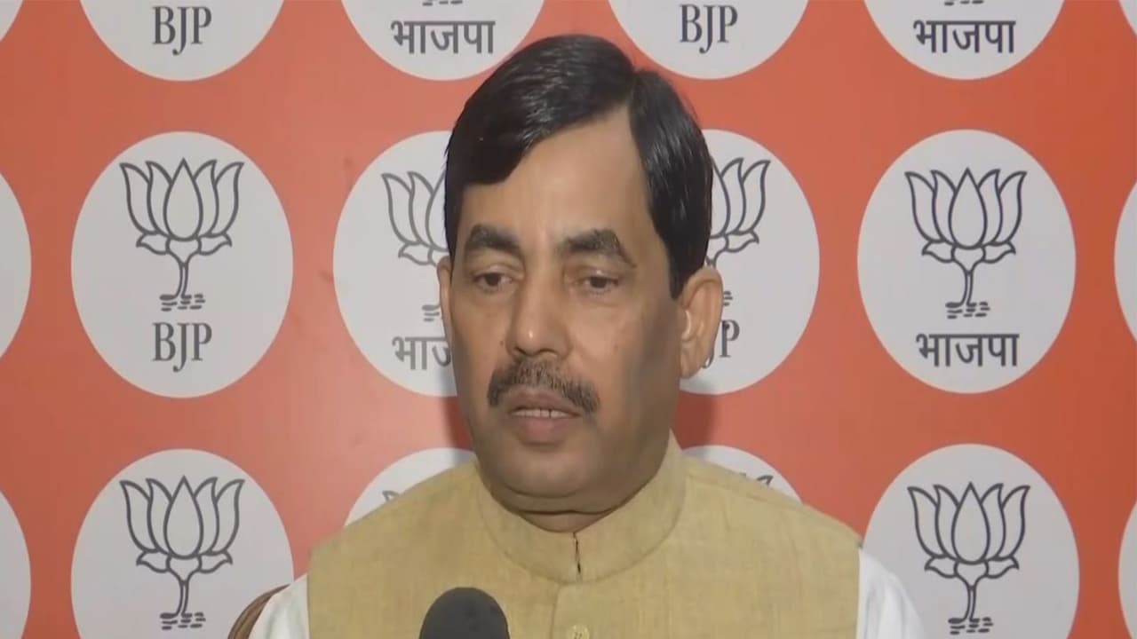BJP leader Syed Shahnawaz Hussain (Photo/ANI)