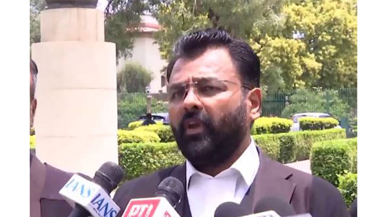 Advocate Sanket Gupta representing BJP's Rajya Sabha candidate from Madhya Pradesh (Photo/ANI) Advocate Sanket Gupta representing BJP's Rajya Sabha candidate from Madhya Pradesh (Photo/ANI)