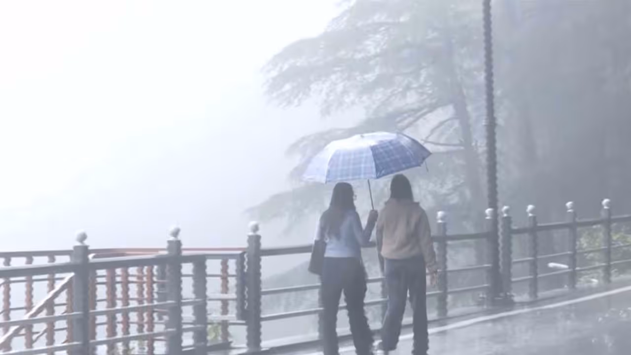 Rain lashed parts of Shimla (Photo/ANI) Rain lashed parts of Shimla (Photo/ANI)