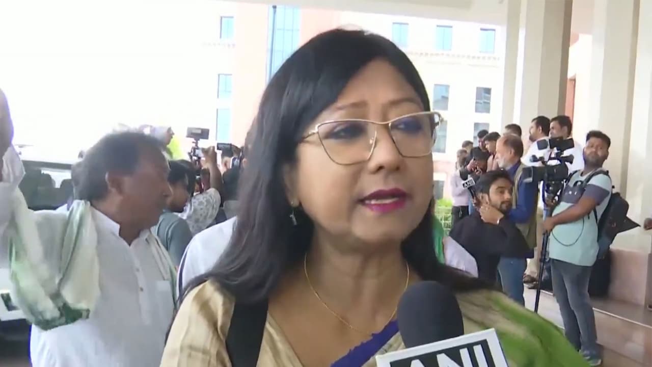JMM MP Mahua Maji (Photo/ANI) JMM MP Mahua Maji (Photo/ANI)