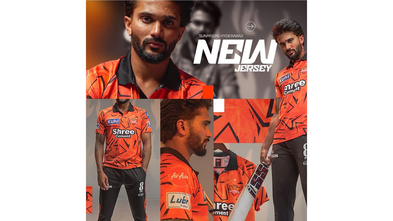 The new Sunrisers Hyderabad jersey. (Photo: @SunRisers X) The new Sunrisers Hyderabad jersey. (Photo: @SunRisers X)
