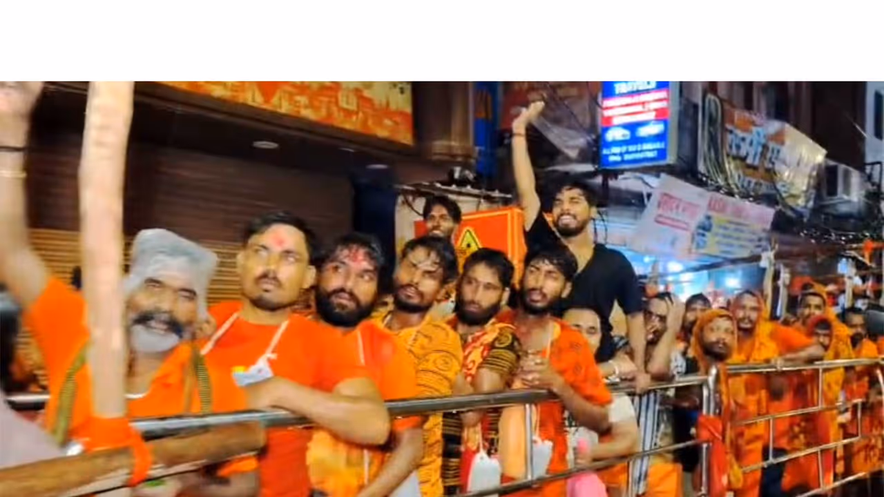 Kanwariyas throng Kashi Vishwanath Dham (Photo/PRO Shri Kashi Vishwanath Temple) Kanwariyas throng Kashi Vishwanath Dham (Photo/PRO Shri Kashi Vishwanath Temple)