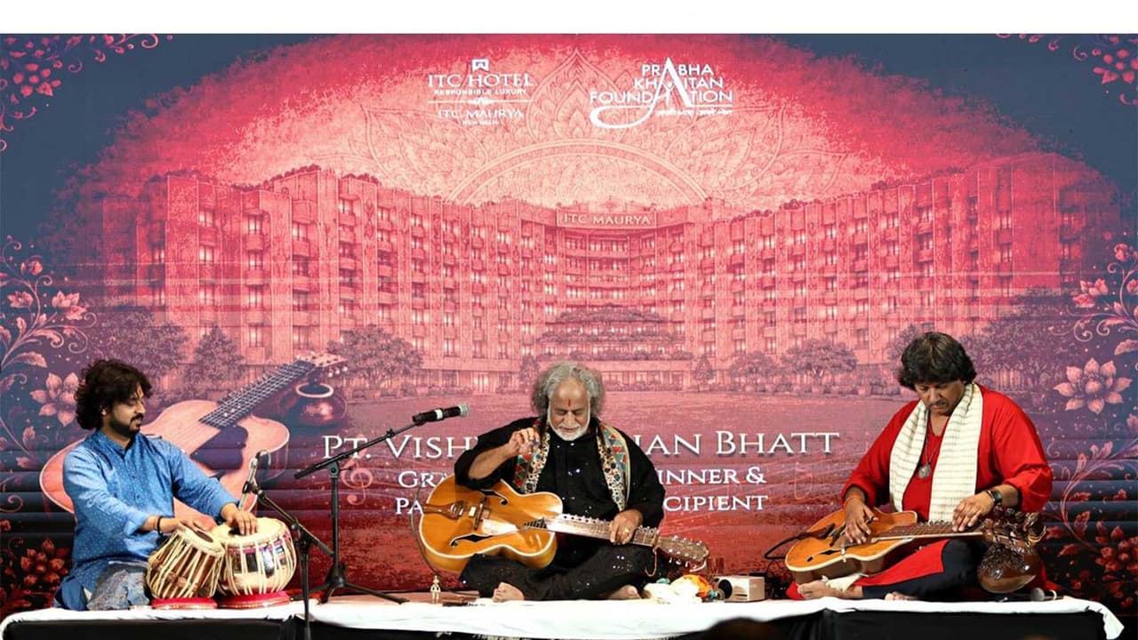 ITC Hotels hosts Grammy winner Pandit Vishwa Mohan Bhatt (Photo/ITC Hotels) ITC Hotels hosts Grammy winner Pandit Vishwa Mohan Bhatt (Photo/ITC Hotels)