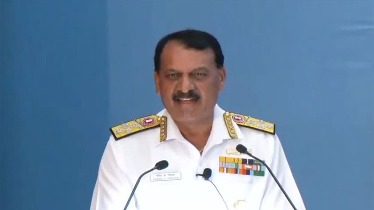 Navy Chief Admiral Dinesh K Tripathi (Photo/ANI) Navy Chief Admiral Dinesh K Tripathi (Photo/ANI)