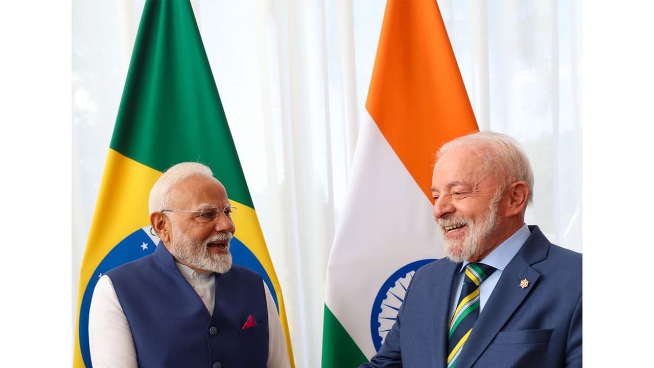Prime Minister Narendra Modi and Brazilian President Luiz Inacio Lula da Silva (Photo/X/@narendramodi) Prime Minister Narendra Modi and Brazilian President Luiz Inacio Lula da Silva (Photo/X/@narendramodi)