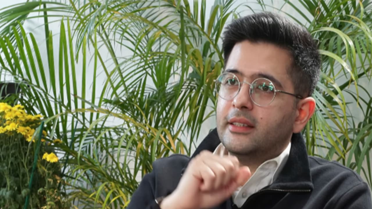 Aam Aadmi Party (AAP) leader Ragha Chadha (Photo/ANI) Aam Aadmi Party (AAP) leader Ragha Chadha (Photo/ANI)