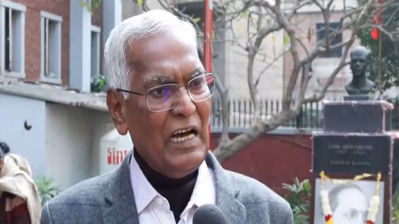 CPI General Secretary D Raja (Photo/ANI)