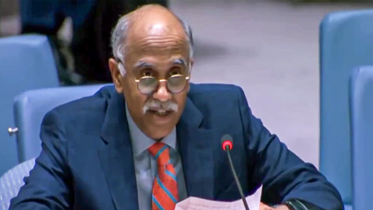India’s Permanent Representative to the UN, Ambassador Harish Parvathaneni (File Photo/X@IndiaatUN,NYVideo Grab) India’s Permanent Representative to the UN, Ambassador Harish Parvathaneni (File Photo/X@IndiaatUN,NYVideo Grab)