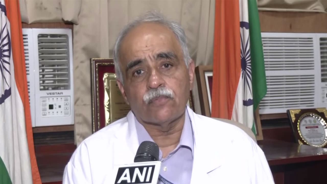 PGIMER Director Dr Vivek Lal (Photo/ANI) PGIMER Director Dr Vivek Lal (Photo/ANI)