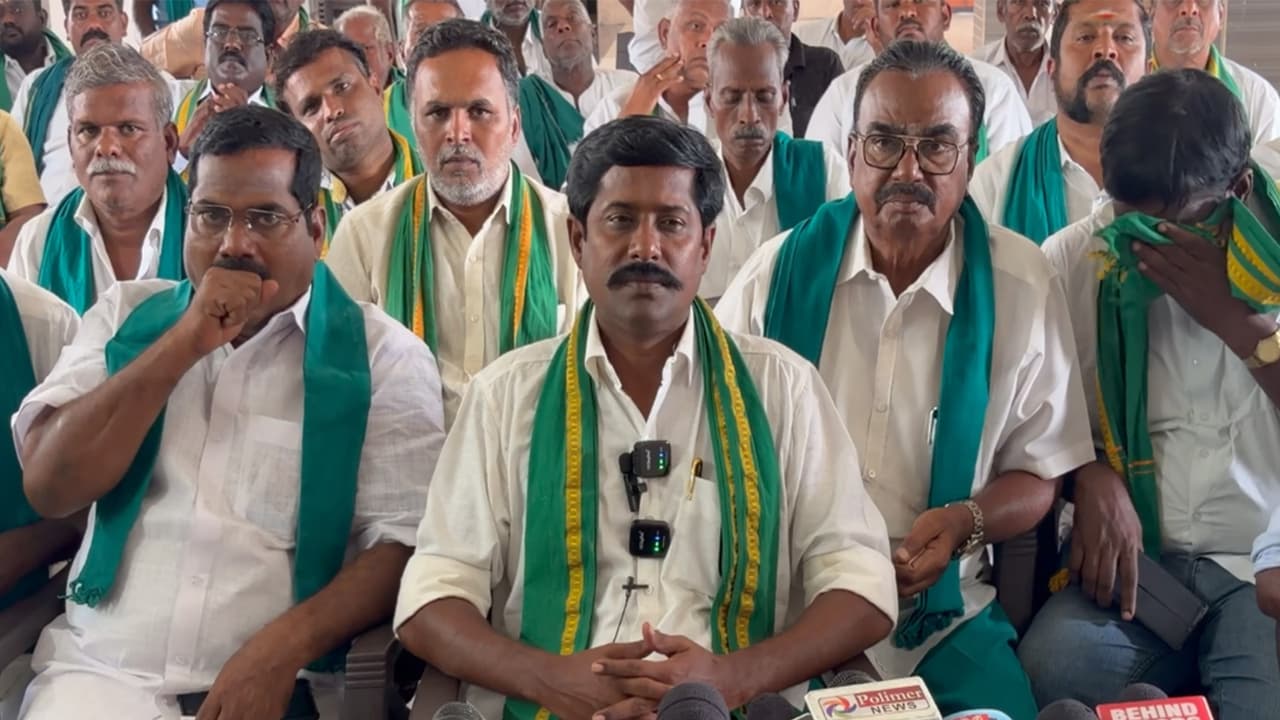 Tamil Nadu Farmers Protection Association founder Eesan Murugasamy (Photo/ANI) Tamil Nadu Farmers Protection Association founder Eesan Murugasamy (Photo/ANI)
