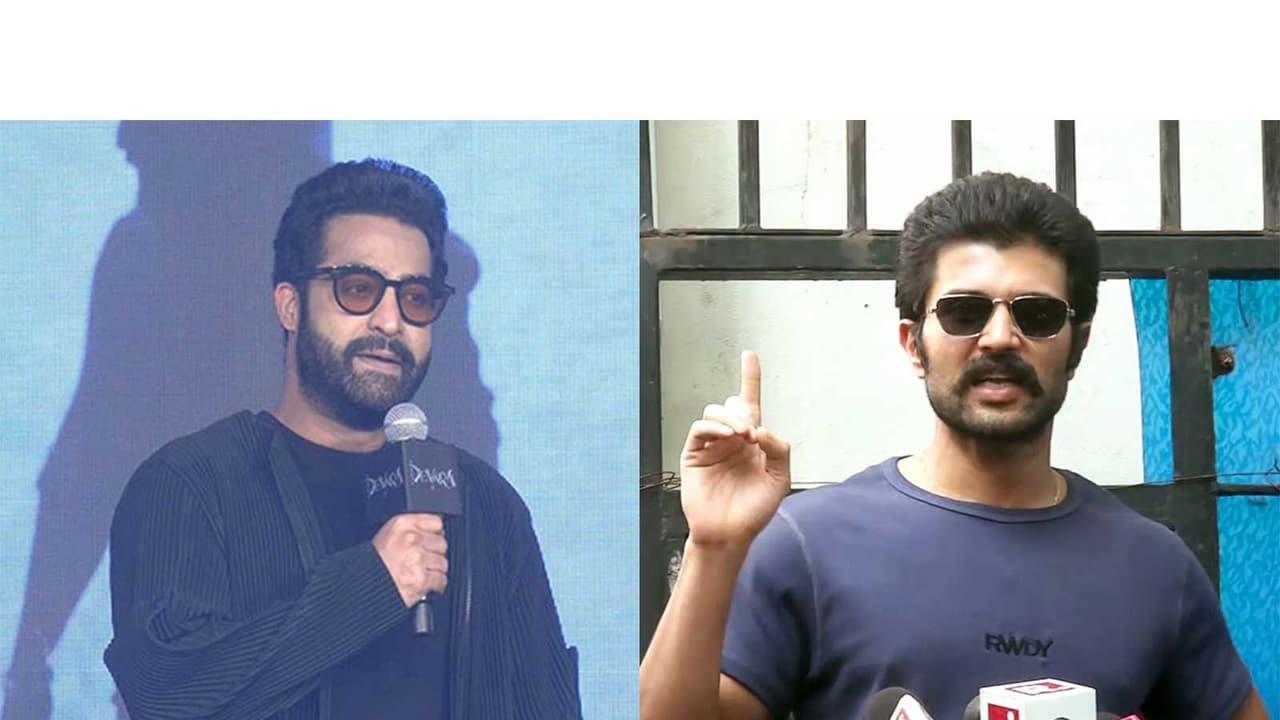Vijay Deverakonda supports Jr NTR (File photo/ANI) Vijay Deverakonda supports Jr NTR (File photo/ANI)
