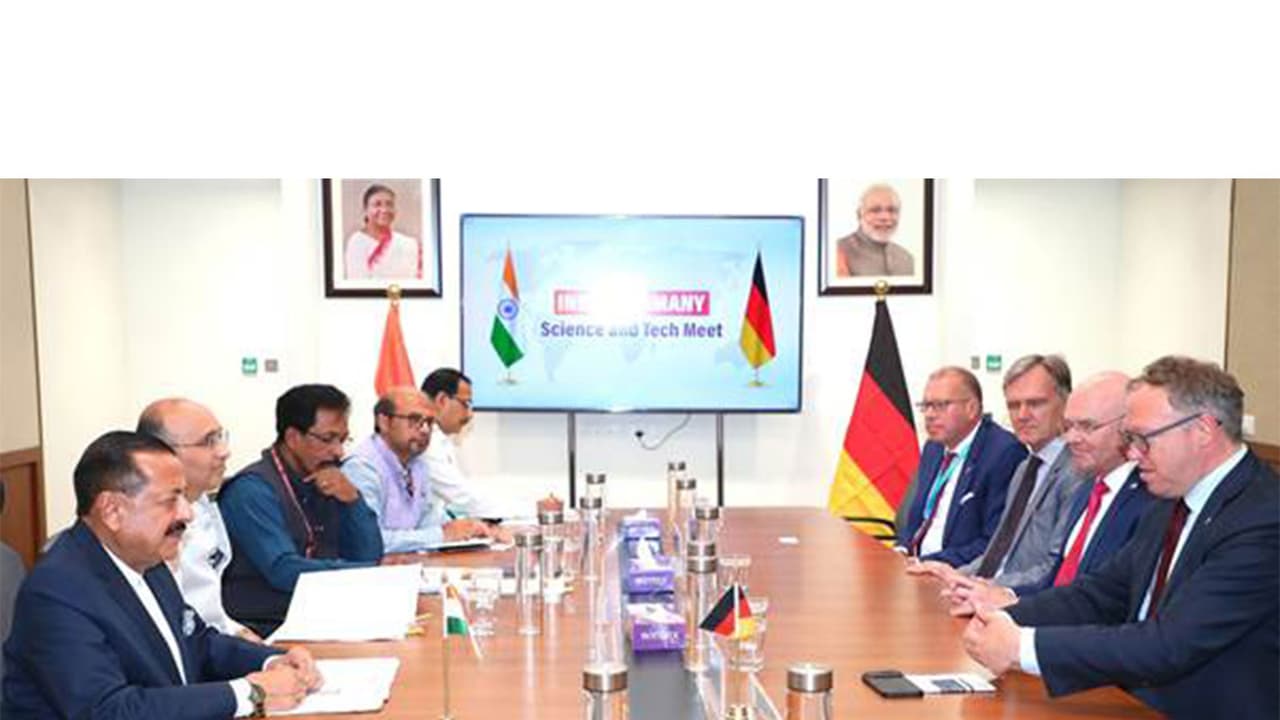 India Germany space and tech meet (Photo/PIB) India Germany space and tech meet (Photo/PIB)
