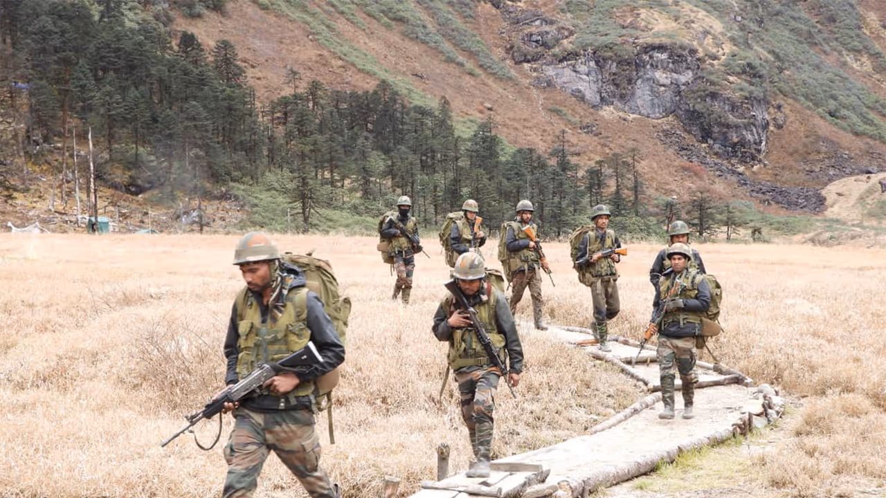 Troops of the Dao Division of the Indian Army conduct exercise (Photo/Defence PRO Guwahati) Troops of the Dao Division of the Indian Army conduct exercise (Photo/Defence PRO Guwahati)