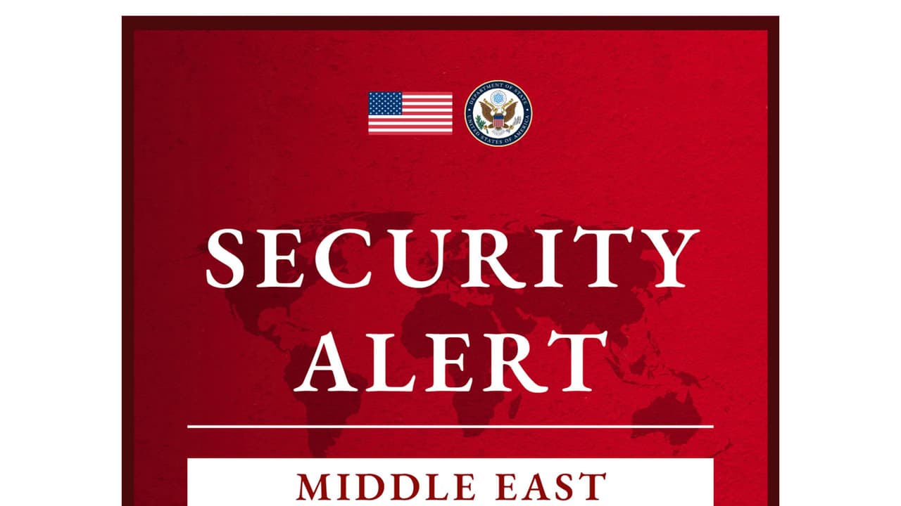 US Department of State security alert (Photo: X/@TravelGov) US Department of State security alert (Photo: X/@TravelGov)