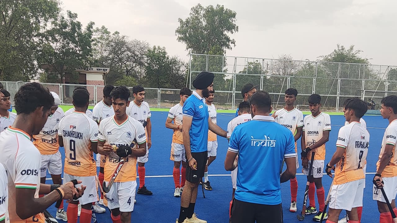 India U18 Men hammer Australia 6 3 to level series. (Photo/HI) India U18 Men hammer Australia 6 3 to level series. (Photo/HI)