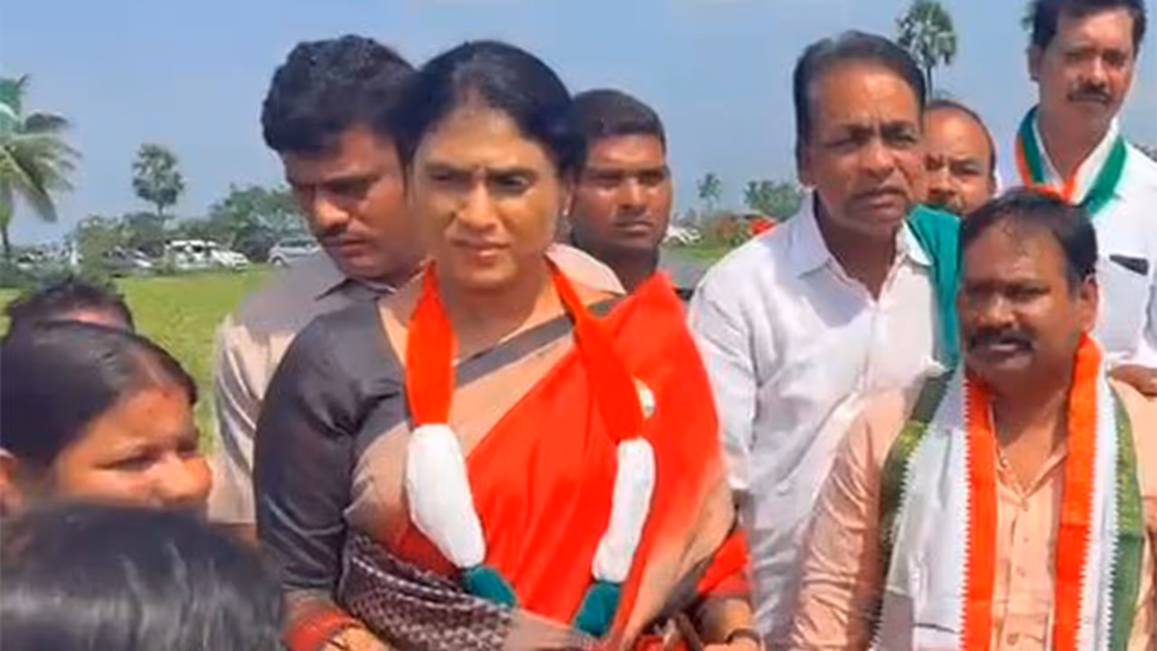 Andhra Pradesh Congress Committee Chief YS Sharmila Reddy. (Photo/ANI) Andhra Pradesh Congress Committee Chief YS Sharmila Reddy. (Photo/ANI)