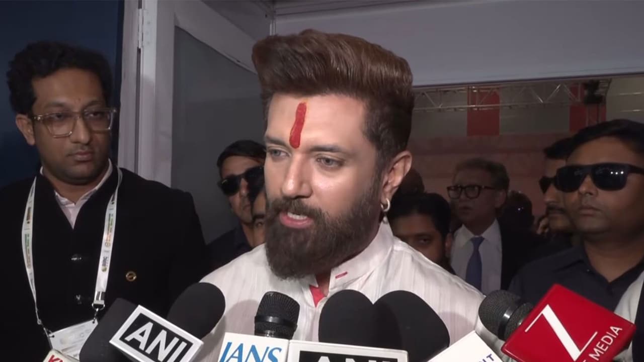 Union Minister for Food Processing Industries Chirag Paswan. (Photo ANI) Union Minister for Food Processing Industries Chirag Paswan. (Photo ANI)
