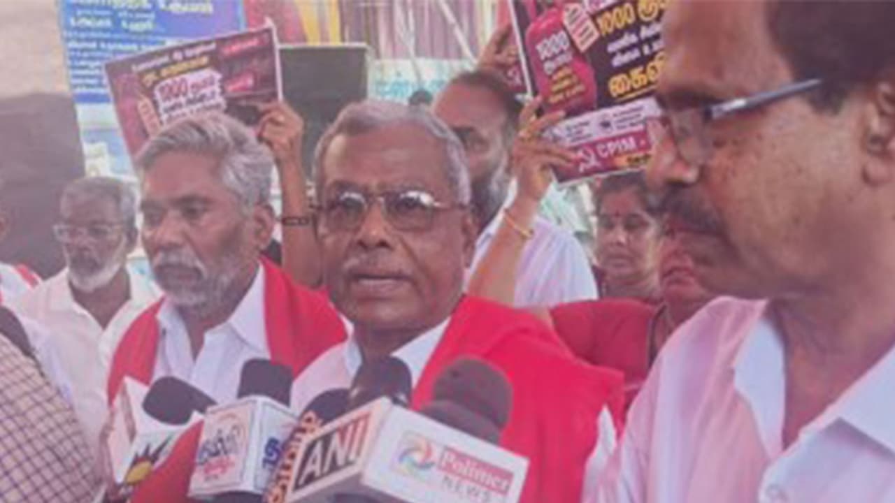 Tamil Nadu CPI(M) Secretary P Shanmugam (Photo/ANI) Tamil Nadu CPI(M) Secretary P Shanmugam (Photo/ANI)