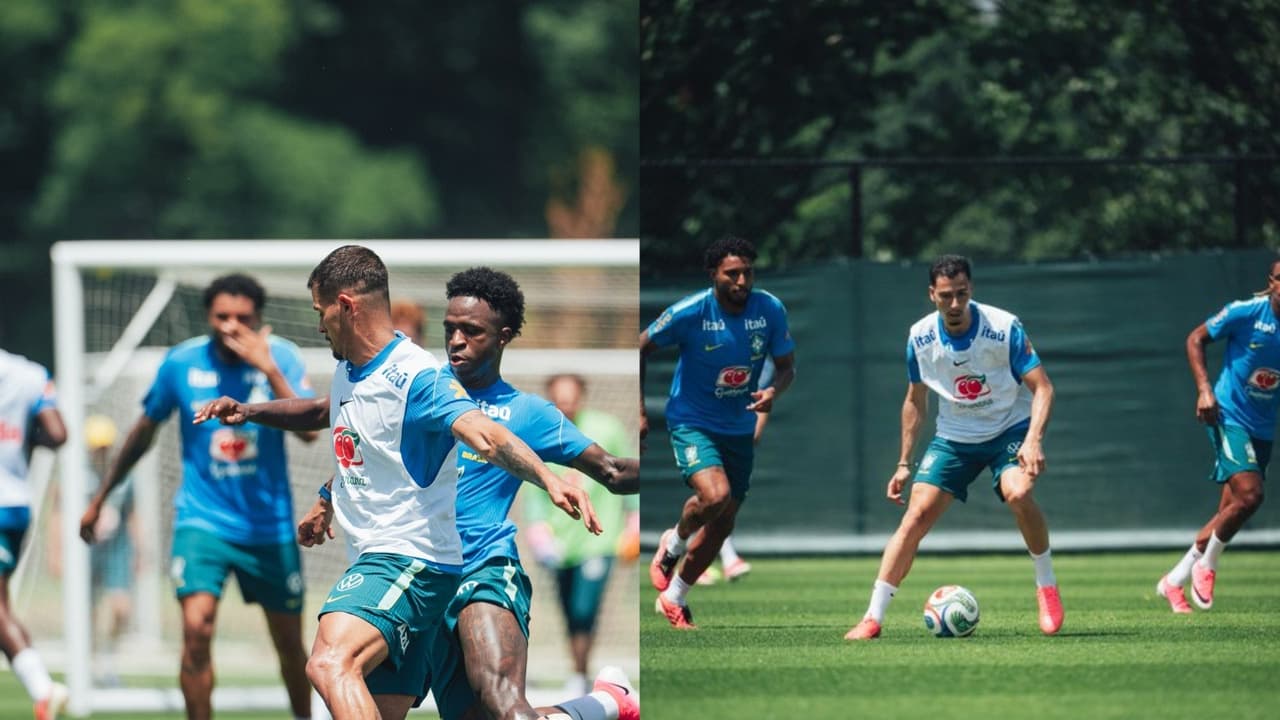 Brazil players training ahead of R16 clash against Norway (Photo: X/@CBF_Futebol) Brazil players training ahead of R16 clash against Norway (Photo: X/@CBF_Futebol)