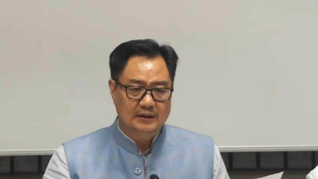 Union Minister for Parliamentary Affairs Kiren Rijiju (Photo/ANI) Union Minister for Parliamentary Affairs Kiren Rijiju (Photo/ANI)