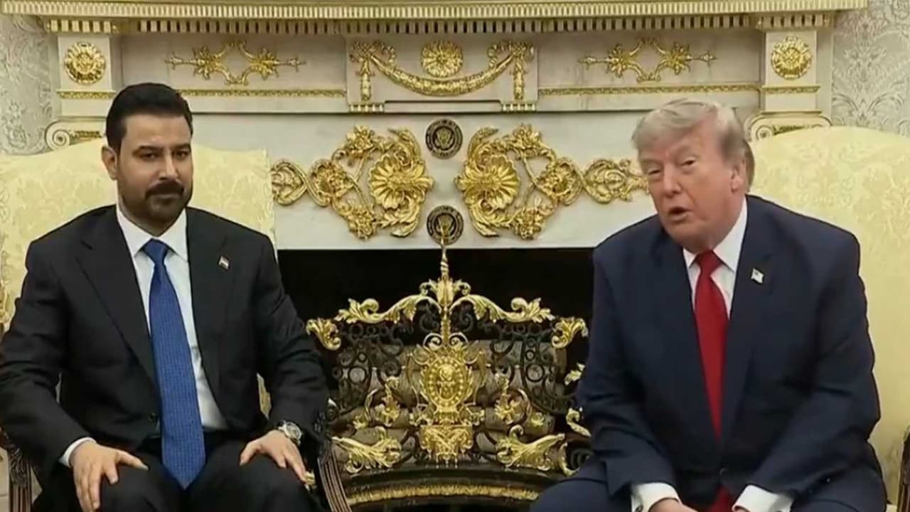 US President Donald Trump and Iraqi Prime Minister Ali al Zaidi (Photo/Youtube/White House) US President Donald Trump and Iraqi Prime Minister Ali al Zaidi (Photo/Youtube/White House)