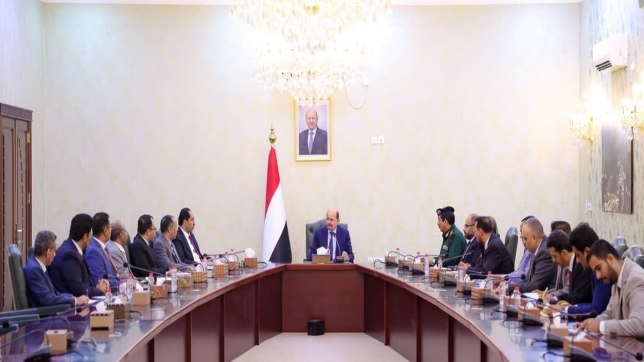 Yemeni Prime Minister Shaya Zindani charis a government meeting (Photo/X/@Yemen_PM) Yemeni Prime Minister Shaya Zindani charis a government meeting (Photo/X/@Yemen_PM)