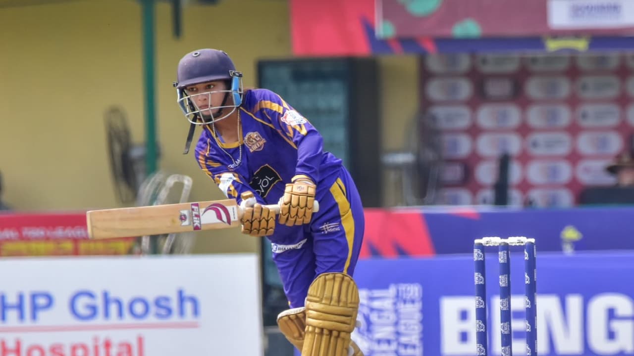 Murshidabad Kueens' Jahanbi Raj Paswaan (Photo: Women's Bengal T20 League) Murshidabad Kueens' Jahanbi Raj Paswaan (Photo: Women's Bengal T20 League)