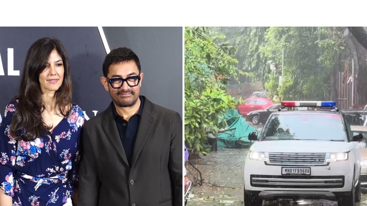 Reliance Industries Chairman and Managing Director Mukesh Ambani arrives at Aamir Khan's residence (Photos/ANI) Reliance Industries Chairman and Managing Director Mukesh Ambani arrives at Aamir Khan's residence (Photos/ANI)