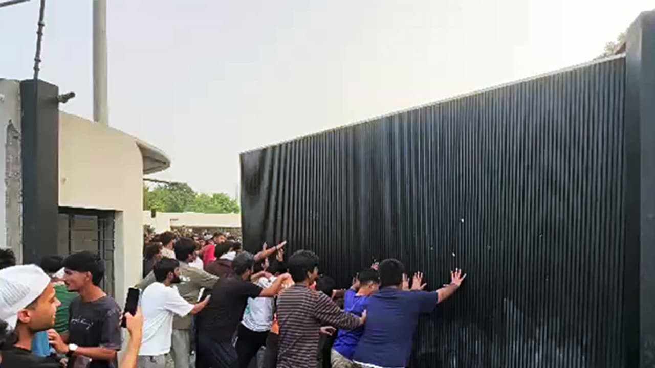 Visuals from protests at LPU campus in Phagwara (Photo/ANI) Visuals from protests at LPU campus in Phagwara (Photo/ANI)
