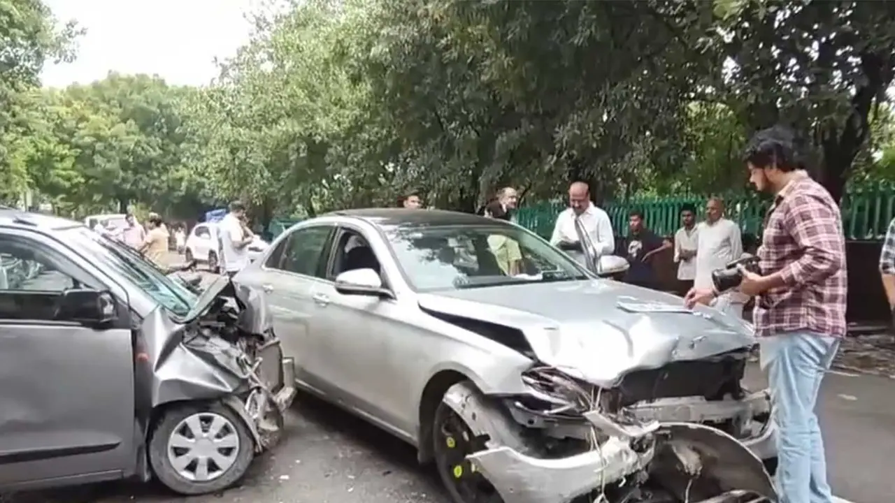 Visual from the accident spot (Photo/ANI) Visual from the accident spot (Photo/ANI)