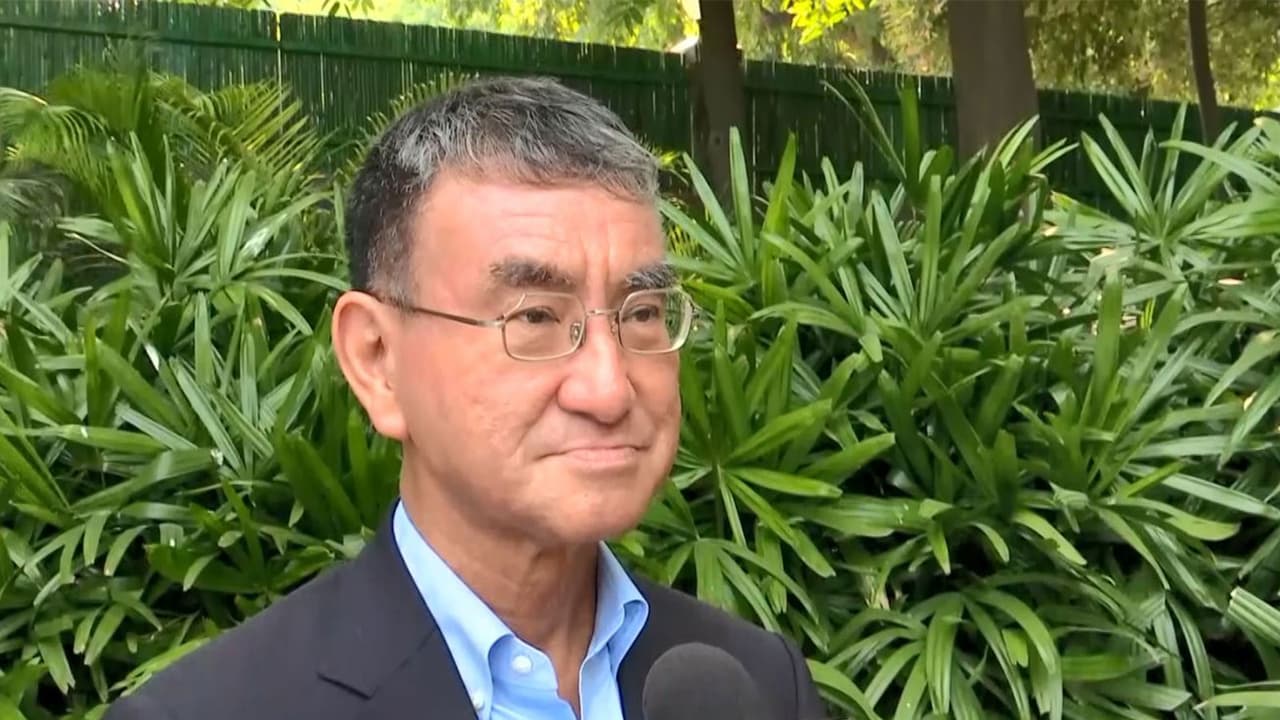 Former Japan FM Taro Kono (Photo: ANI) Former Japan FM Taro Kono (Photo: ANI)